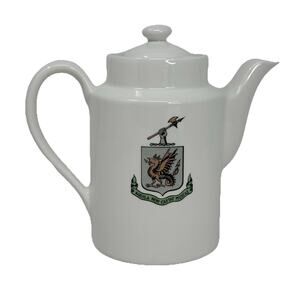 Vintage 7” Drake Hotel Chicago Coffee Tea Server AQUILA NON CAPTAT MUSCAS